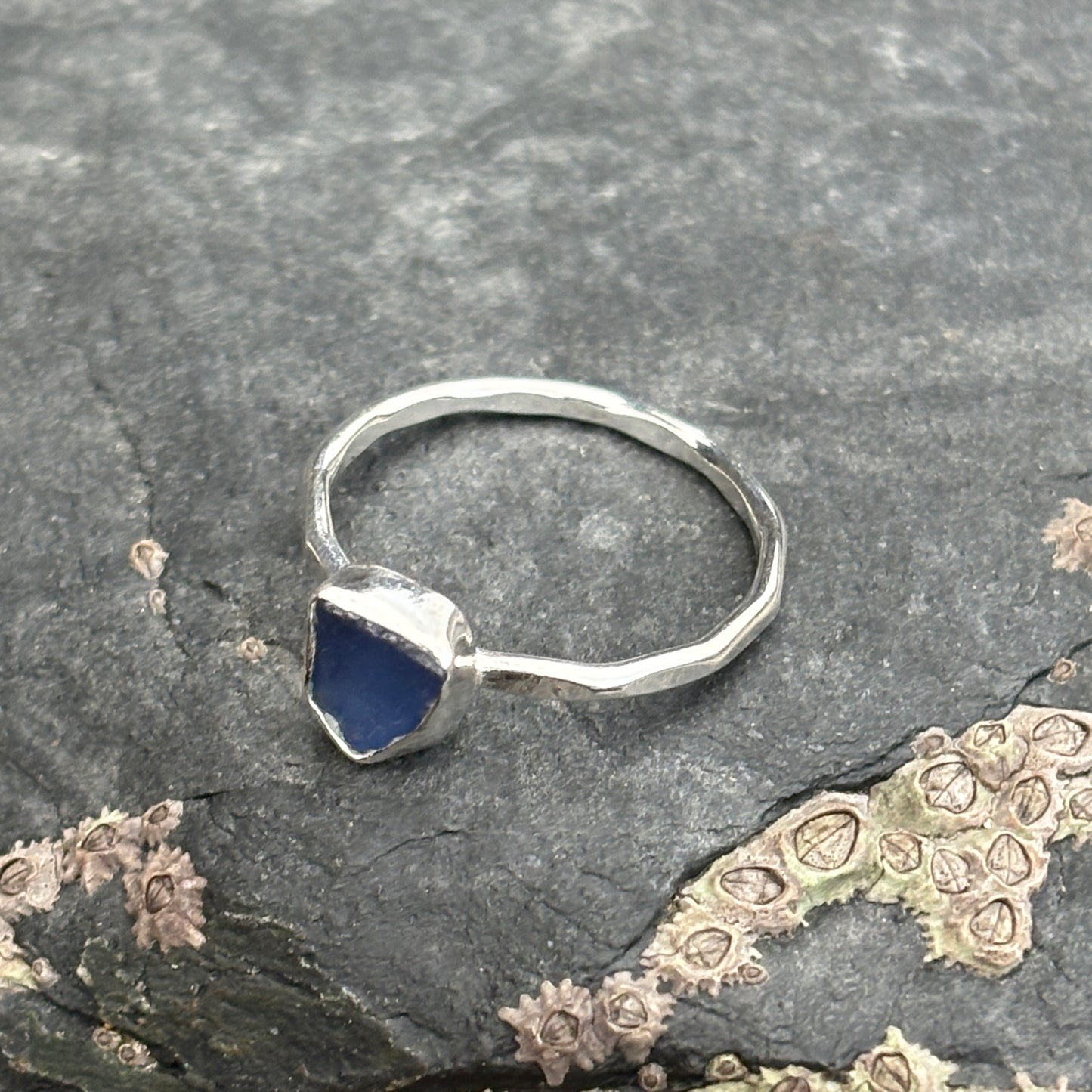Barnacle stacker ring cornflower blue - O.5(UK) 7.5(US)