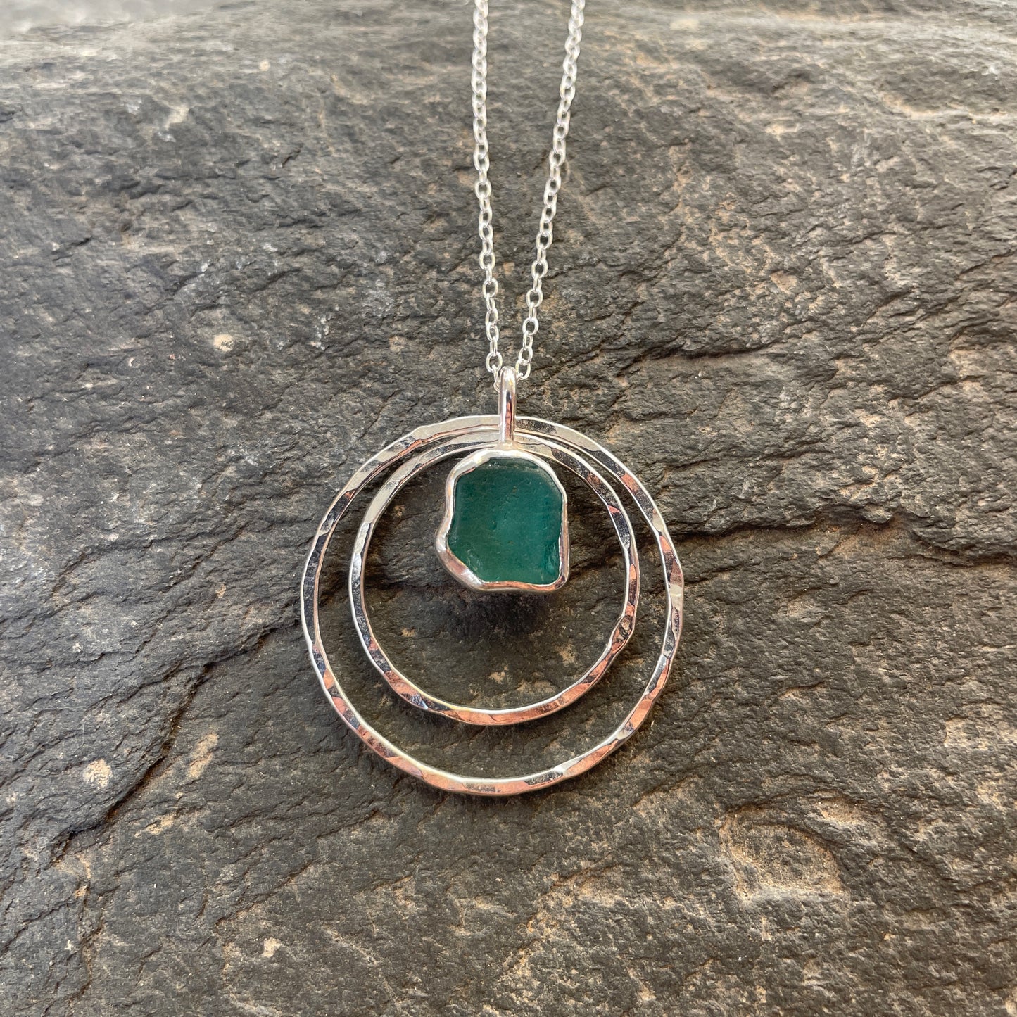 Wavelet Pendant - Turquoise Blue (rare)