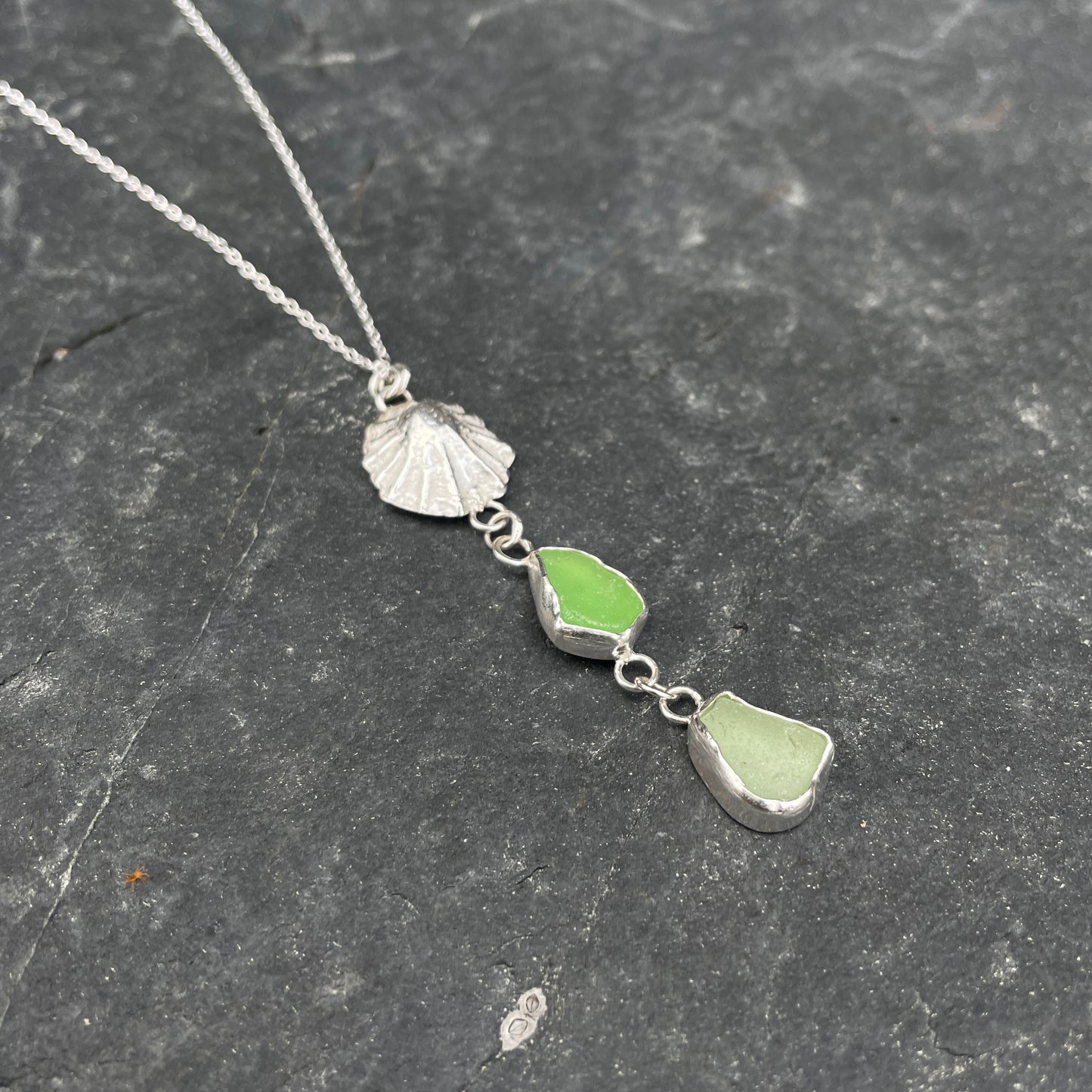 Tiered limpet drop pendant image 2